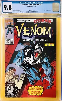 Venom: Lethal Protector #2 (1993) CGC 9.8 • $99.99