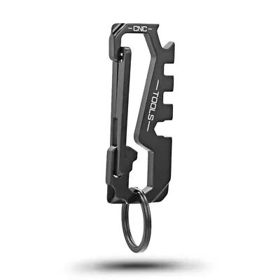 Stainless Steel Climbing Carabiner Key Chain Clip Hook Buckle Key Ring Holder • $6.64