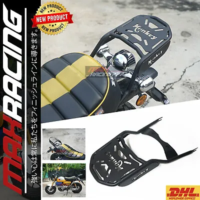 Matte Black Rear Case Rack Luggage Carry Fit For Honda Z125 Monkey 125 18-2023 • $122.95