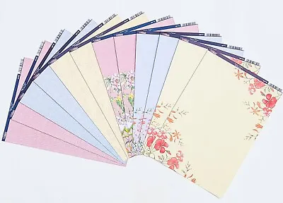 12 X A4 Kanban Card 'Nature's Flowers' - 6 Varieties (300gsm) 20p Each (765) • £2.40