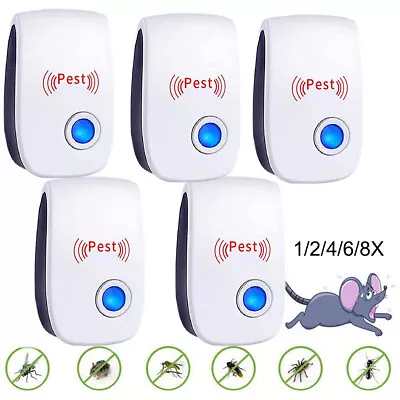 Spider Repellent Ultrasonic Pest Repeller Insect Mosquito Repellent Plug In UK • £8.39