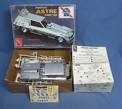 Rare AMT Pabst Blue Ribbon Pontiac Astre Funny Car Model Kit 2804 1/25 Complete • $74.99