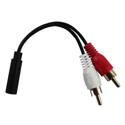 B2G1 Free 3.5mm 1/8 Stereo F / M Mini Jack To 2 RCA Plug Adapter Audio Y Cable • $3.79