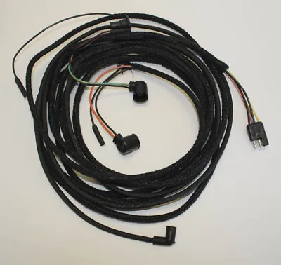 New! 1966 Ford Mustang Tail Light Wire Harness With Correct Boots Wire Loop Kit • $99.90