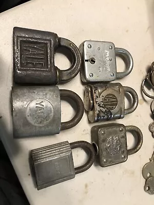 Antique Padlocks Yale Master For Display Locked No Keys • $9.99