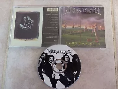 Megadeth Youthanasia CD Hard Rock Heavy Metal Rare Out Of Print • $1.25