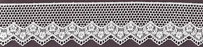 2&1/4  White Venice Venise Lace Fabric Trim 8 Yards  • $44.99