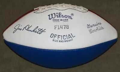 Vintage Wilson Jim Plunkett Embossed Signature Genuine Cowhide Football F1478 • $45