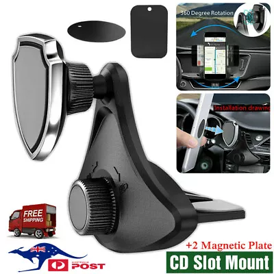 AU Universal Magnetic Car CD Slot Mount Holder Stand Cradle For Mobile Phone GPS • $16.31