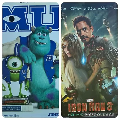 Marvel Iron Man 3 & Monsters University 2013 5' X 8' Movie Theater Banner • $149.99