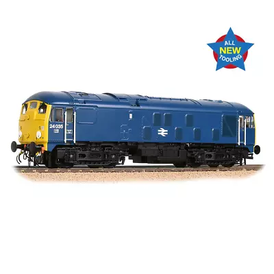 Bachmann 32-416 OO Class 24/0 24035 Disc Headcode BR Blue • $299.99