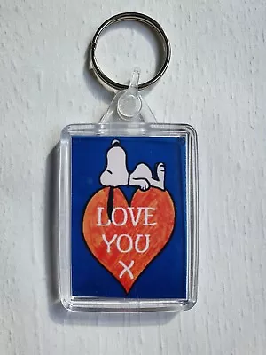 £2.25 • Buy Snoopy Love You  Large Keyring Key Ring Fob Chain Gift