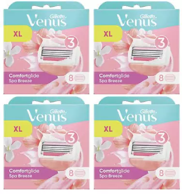 Gillette Venus Comfortglide Spa Breeze Refill Razor Blade Cartridges 32 Count • $64.99