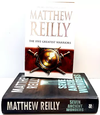 Matthew Reilly Jack West Jr. X 2 Books 5 Greatest Warriors & 7 Ancient Wonders • $21.50