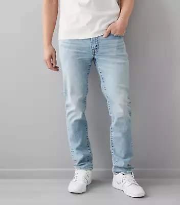 American Eagle AE AirFlex Plus Slim Straight Jean • $33.89