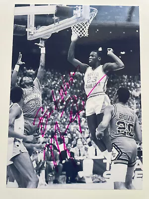 Michael Jordan North Carolina Hand Signed Autograph - 8  X 12  Photo W/ COA • $250