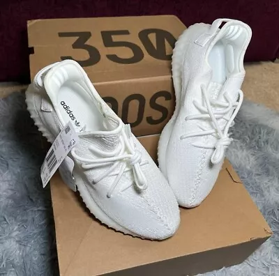 Brand New Adidas Yeezy Boost 350 V2 Originals All White✅Size 9+Original Box🔥 • £214.99