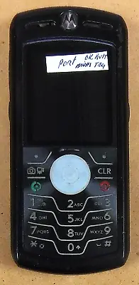 Motorola SLVR / Sliver L7c - Black ( CDMA ) Rare Cellular Phone • $5.09