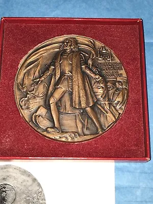 Augustus Saint-Gaudens Commemorative 3  Medal - 1961 Metal Arts CO. RochesterNY • $70