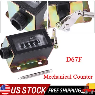 5 Digit Counters Mechanical Manual Hand Tally Number Counting Device D67-F US • $10.29
