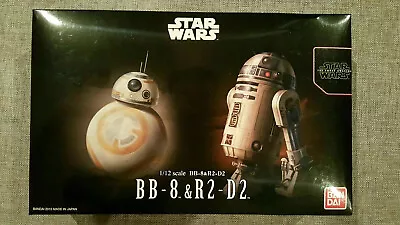 NEW Bandai Star Wars R2D2 & BB8 Droid Set Plastic Model Kit Sealed FREESHIP • $58.88