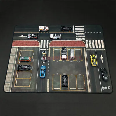 1/64 Parking Lot Mouse Pad Mat Model Car Vehicle Scene Display Large Garage Toys • $14.25