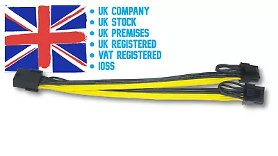 £3.99 • Buy PCI-E 8pin To Dual 6/8pin PCIE PCI Express GPU Power Adapter Splitter Cable 