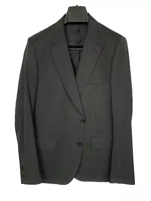 PAUL SMITH Sz 42R 52it Grey Subtle Stripe Wool-Cashmere Suit - Made In Italy • $139.99