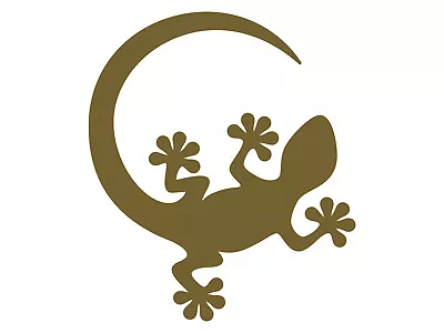 Lizard Gecko Cute Silhouette Vinyl Decal Car Bottle Vehicle Tumbler Sticker • $2.99