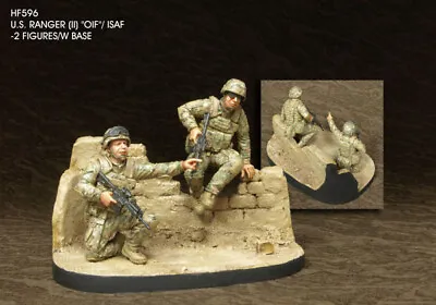 Hobby Fan 596 1/35 US Ranger  OIF  ISAF W/Base (2 Figures) • $63.24