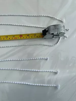 CURTAIN LEAD WEIGHT CORD TAPE WHITE 50g/m. Used In Cut Pieces. 7 Metres Minimum • £0.99