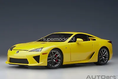 For AUTOART For LEXUS For LFA Car Yellow 1:18 Truck Model • £479.28