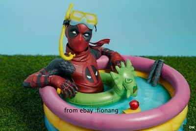 Sideshow SS 7 Inches Kidpool In The Swimming Pool Deadpool PF Statue Handmade • $701.32