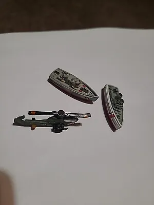 Vintage Micro Machines Lot Of 3 Military Vehicles. 2 Boats 1 Helicopter  • $13