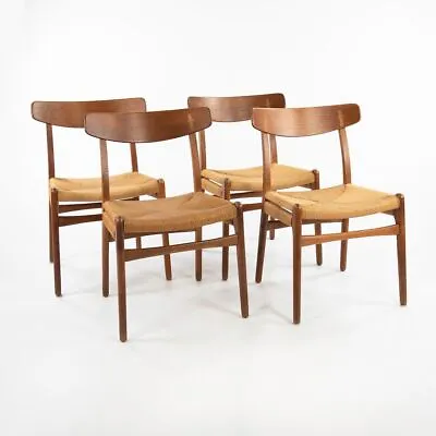 1960s Set Of Four Hans Wegner For Carl Hansen & Son CH23 Dining Chairs In Oak • £3214.01