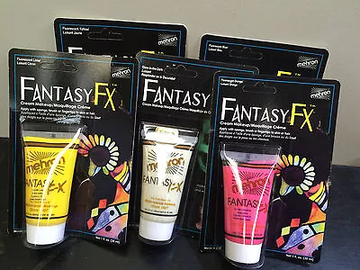 Fantasy FX Professional Stage Makeup Body Art Liquid Neon & Glow In The Dark • $9.23