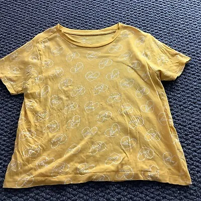 £2.40 • Buy Primark Womens T Shirt Size S Yellow Polka Dot