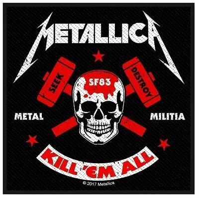 Metallica Kill 'Em All Seek And Destroy Metal Militia Memorabilia Souvenir SF83 • $8.49