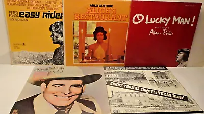 Easy Rider Alice's Restaurant  O Lucky Man Bob Willis & Henry Thomas Records • $20