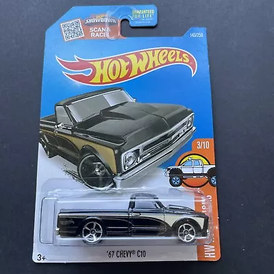 $1.99 • Buy Hot Wheels 2016 HW Hot Trucks - ‘67 Chevy C10 - 3/10 Black 143/250