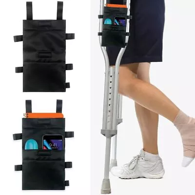 Convenient Crutch Storage Bag Lightweight Underarm Crutch Pouch  Outdoor • £7.98