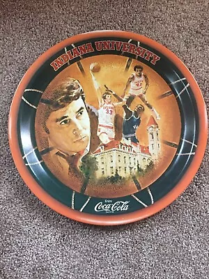 Vintage Indiana Hoosiers 1976 Champions Coca-Cola Tray Fresh Out Of Box Knight • $9.99