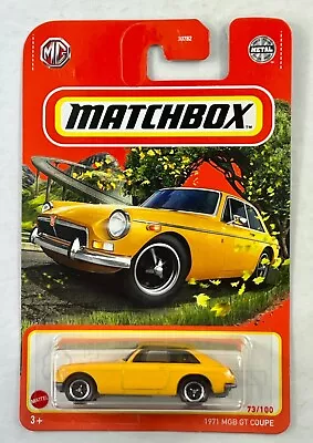 Matchbox 1971 MGB GT Coupe 73/100 1:64 Diecast 2022 - Free Shipping  - T57 • $8.95