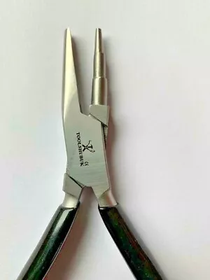 £7.49 • Buy 3 Step Wire Looping Wraping Pliers Jewllery Making Tools Bending Flat Nose Plier