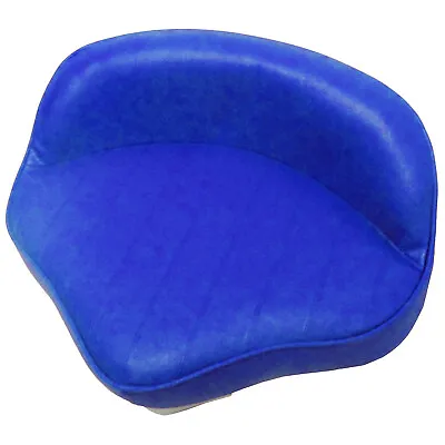 2 X FISHING BUTT BOAT SEATS  'NEW LARGER SIZE'  BLUE CASTING BAR STOOL 76226 • £43.99