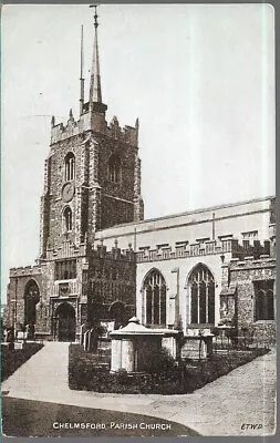 Very Nice Old Postcard - Parish Church - Chelmsford - Essex C.1912 • £1.89