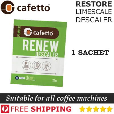 Coffee Machine Espresso Descaling Descaler - Cleaning Powder Bio Organic Eco • $4.99