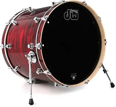 DW Performance Series Bass Drum - 18 X 22-inch - Antique Ruby Oyster • $1067