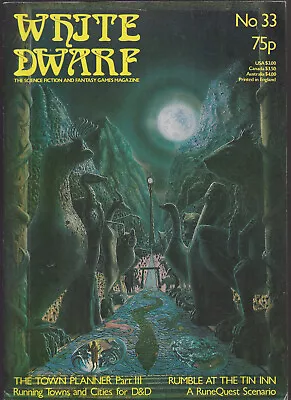 White Dwarf 33 Traveller Dungeons & Dragons  Runequest Ian Livingstone (Ed) • $20