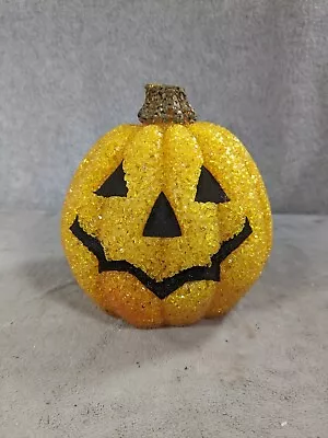 8  Halloween Pumpkin Melted Rubber Plastic Popcorn VTG • $14.98